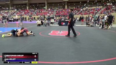 93 lbs Round 1 - Christopher Shelby, TX vs Kian Kelley, NE