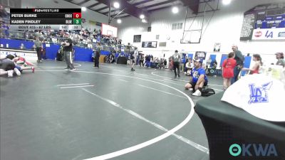 67 lbs Semifinal - Peter Burke, Choctaw Ironman vs Kaden Findley, Blue Devil Wrestling