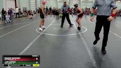 126 lbs Round 4 (8 Team) - Mason Whitney, Mat Assassins vs Luis Damas, Full Circle