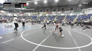 65 lbs Quarterfinal - Maverick Valdez, Black Fox Wrestling Academy vs Andrew Bahraini, Arvada West