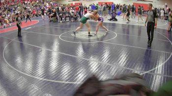 140 lbs 1st Place Match - Taylor Echeverria, Crook County vs Saige McCleery, Sumner