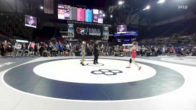 110 lbs Cons. Rd Of 16 - Lennah Monts, KS vs Katie Porcelli, NY