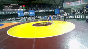 Boys 3A 144 lbs Champ. Round 2 - Danny Quinn, O`Dea vs Sam DeHan, Auburn Mountainview