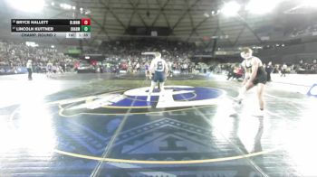 Boys 3A 144 lbs Champ. Round 2 - Lincoln Kuttner, Shadle Park vs Bryce Hallett, Bellarmine Prep