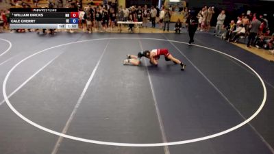 115 lbs Quarters - William Dircks, MN vs Cale Cherry, NE