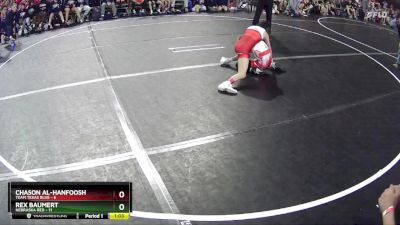 70 lbs Quarterfinals (8 Team) - Chason Al-Hanfoosh, Team Texas Blue vs Rex Baumert, Nebraska Red