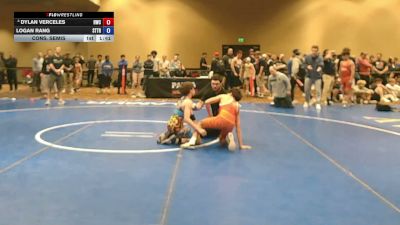 88 lbs Cons. Semis - Dylan Verceles, Headhunters Wrestling Club vs Logan Rang, Steller Trained