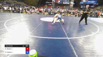 132 lbs Cons 64 #2 - Ezekiel Bolton, Alaska vs Hunter Keane, Georgia