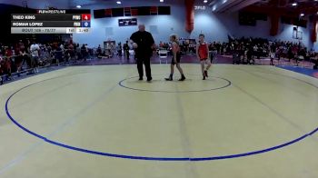 70/77 Round 2 - Theo King, Powhatan Youth Wrestling Club vs Roman Lopez, Powhatan Youth Wrestling Club
