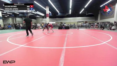 170 lbs Final - Lillian Baynes, Global Wrestling Club vs Annalisa Afrifa, Texas