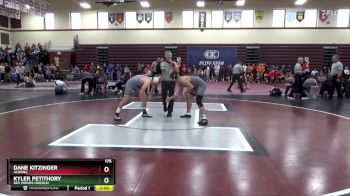 175 lbs Round 1 - Dane Kitzinger, Algona vs Kyler Petithory, Des Moines Lincoln