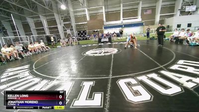 157 lbs 2nd Wrestleback (8 Team) - Kellen Long, Missouri vs Jonathan Moreno, Florida