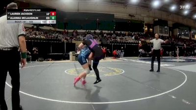 155 lbs Round 1 - Alainna McLaughlin, Kenwood vs Lauren Jackson, La Plata