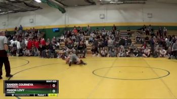 150 lbs Cons. Round 6 - Xander Courneya, Brighton HS vs Mason Lovy, LEBANON