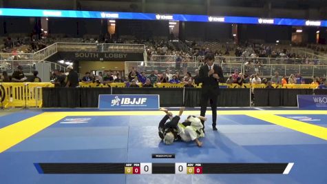 Emiliano Cruz Rodriguez vs Davi Oliveira Barreto 2025 Pan Kids Jiu-Jitsu IBJJF Championship