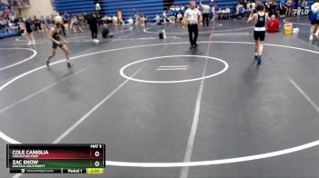 106 lbs Round 1 - Zac Snow, Lincoln Southwest vs Cole Caniglia, Creighton Prep