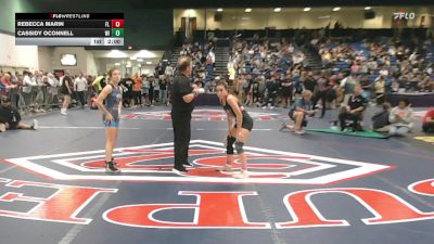 100 lbs Round Of 16 - Rebecca Marin, FL vs Cassidy OConnell, WI
