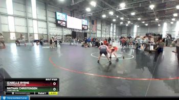 91-97 lbs Round 2 - Izabelle Byrne, Deschutes Mat Club vs Nathan Christensen, Lakeland WC