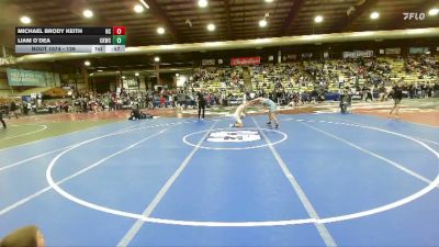 126 lbs Cons. Semi - Michael Brody Keith, Natrona Colts vs Liam O`Dea, Cowboy Kids Wrestling Club