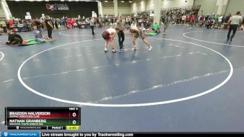 150 lbs Champ. Round 2 - Nathan Granberg, Wayzata Youth Wrestling vs Braeden Halverson, MATPAC Wrestling Club