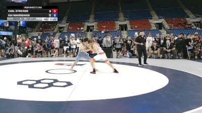 120 lbs Champ. Rd Of 128 - Cael Stricker, Iowa vs Kai Makridakis, Texas