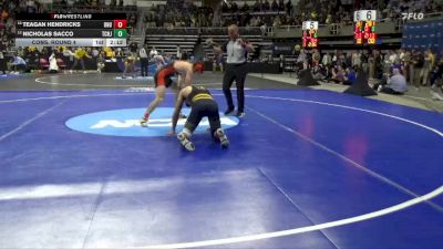 165 lbs Cons. Round 4 - Nicholas Sacco, TCNJ vs Teagan Hendricks, Ohio Northern