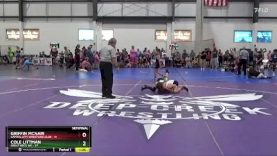 85 lbs Semis (4 Team) - Cole Littman, GREAT NECK WC vs Griffin McNair, CAPITAL CITY WRESTLING CLUB