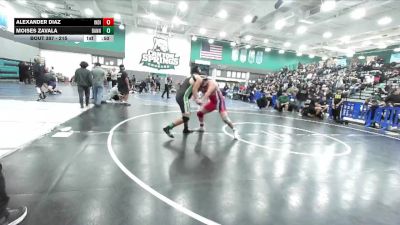 215 lbs Cons. Round 2 - Moises Zavala, Banning vs Alexander Diaz, Indio