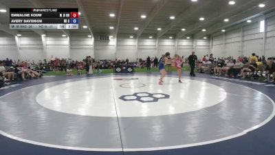 125 lbs Emmaline Kouw, Michigan Red vs Avery Davidson, North Dakota Gold