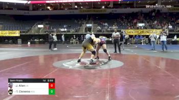 235 lbs Semifinal - Jeffrey Allen, Liberty University vs Tyson Cisneros, Wayne State College