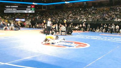 126 Class 4 lbs 3rd Place Match - Riley Sumner, Lafayette (Wildwood) vs Jordan Bell, St. Pius X (Kansas City)