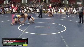 145 lbs Semis & 1st Wrestleback (8 Team) - Trenden Bashore, Attrition Wrestling vs Ayden Mosher, Michigan Cobras