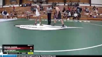 197 lbs Semifinal - Michael Gasper, Clackamas Community College vs Caleb Brickey, Umpqua Community College