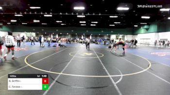145 lbs Consi Of 32 #2 - Bryce Griffin, IL vs Cody Tavoso, IL