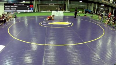 140 lbs Alyssa Keane, Illinois vs Sophia Antonio, Ohio Gray