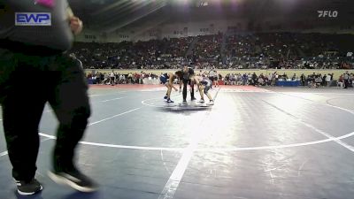 94 lbs Round Of 32 - Tristan Peters, Claremore Wrestling Club vs Lorenz Krause, Shawnee Middle School