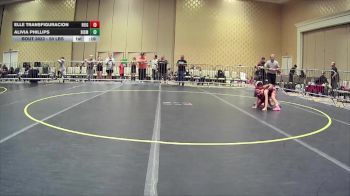 50 lbs 3rd Place - Elle Transfiguracion, Reign WC vs Alivia Phillips, Bismarck Gorilla WC