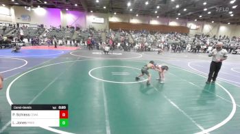 62 lbs Consolation - Peyton Schiess, Cowa vs LeBrae Jones, Predators WC