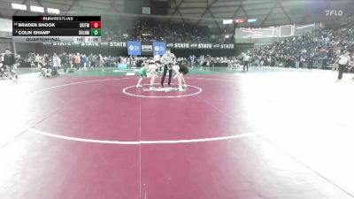 Boys 4A 157 lbs Quarterfinal - Braden Shook, South Kitsap vs Colin Shamp, Skyline