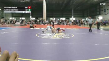 126 lbs Allday - Brayden Nelson, RALEIGH AREA WOLFPACK RED vs Kamden McIntosh, REAL LIFE WRESTLING CLUB