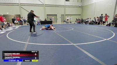 157 lbs 2nd Wrestleback (16 Team) - NATHAN NIELSEN, Georgia vs Thomas Gammill, Arkansas Blue