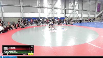 74 lbs Champ. Round 1 - Rowen Moore, Team Real Life Wrestling vs Coby Johnson, Oregon