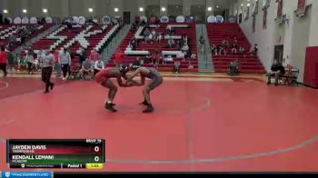182 lbs Champ. Round 1 - Jayden Davis, Thompson HS vs Kendall Lemani, Mcadory