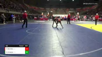 132 lbs Semifinal - Rhain Aranjo, Dog Pound Wrestling vs Yarely Barreto, Albany Wrestling Club