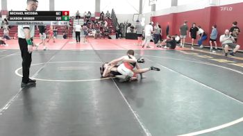 106 lbs Quarterfinal - Michael Nicosia, Mat Assassins vs Jaxson Weber, Pope John Hs/edge
