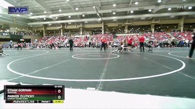 76 lbs Champ. Round 1 - Parker Zluticky, Kansas Young Guns vs Ethan Gorman, Andover