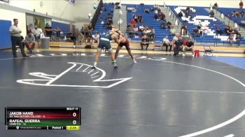 184 lbs Placement Matches (8 Team) - Rafeal Guerra, Cerritos vs Jakob Hand, Mt. San Antonio College