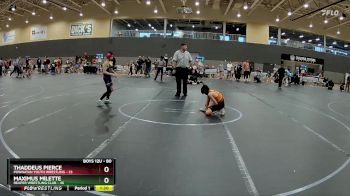 80 lbs Cons. Round 1 - Thaddeus Pierce, Powhatan Youth Wrestling vs Maximus Milette, Reaper Wrestling Club