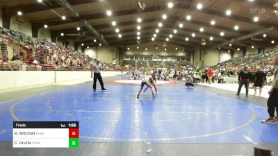 100-105 lbs Final - Kirra Mitchell, Rush Training Center vs Cadence Grulla, Team Alpha Wrestling