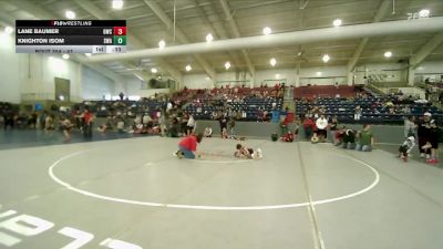 47 lbs Cons. Round 3 - Lane Baumer, Grace Wrestling Club vs Knighton Isom, Sanderson Wrestling Academy